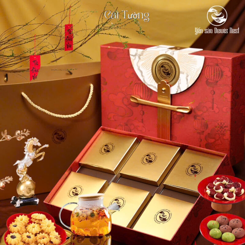 HỘP QUÀ TẾT XANH 2026 – CÁT TƯỜNG